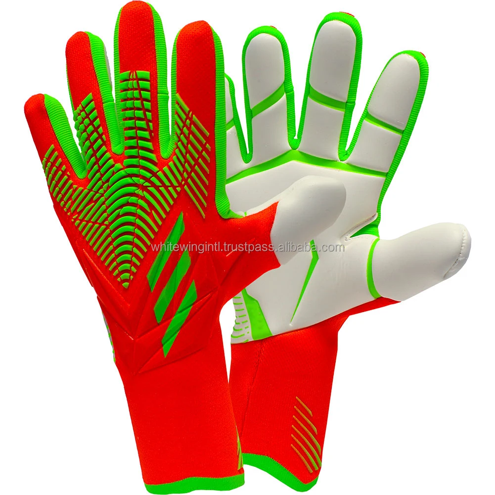 New German Latex Goalkeeper Gloves Palm Goal Keeper Gloves/4mm Latex