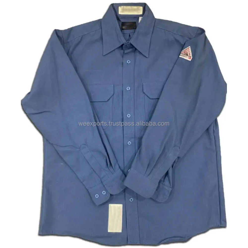 Industrial Safety Work Wear - Men's Fr Work Shirt - Buy High Quality ...