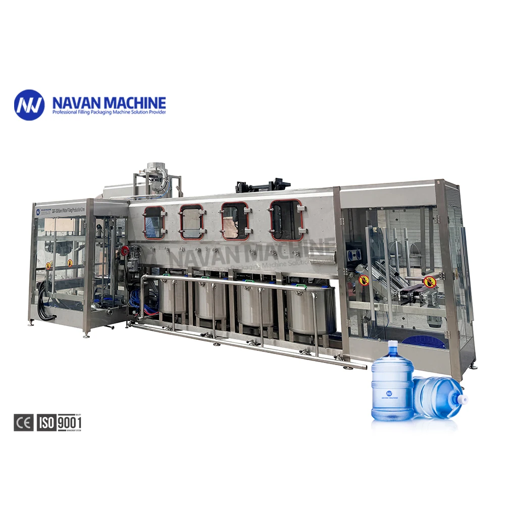 Fully Automatic Barrel Bottled Pure Still Drinking Water Filling Machine With the Speed of 600 Bottles Per Hour