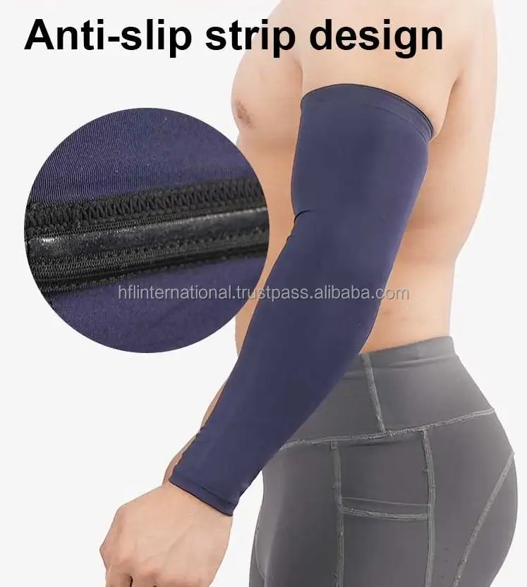 Professional Blank Printed Arm Warmer Uv Protection Sports Arm Sleeves