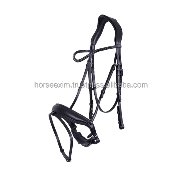 Red & Black Patent Leather Horse Dressage Bridle With Crystal Browbands Buy Red & Black Patent