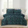 Evening Bloom Satin Comforter Set