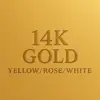 14K Solid Gold