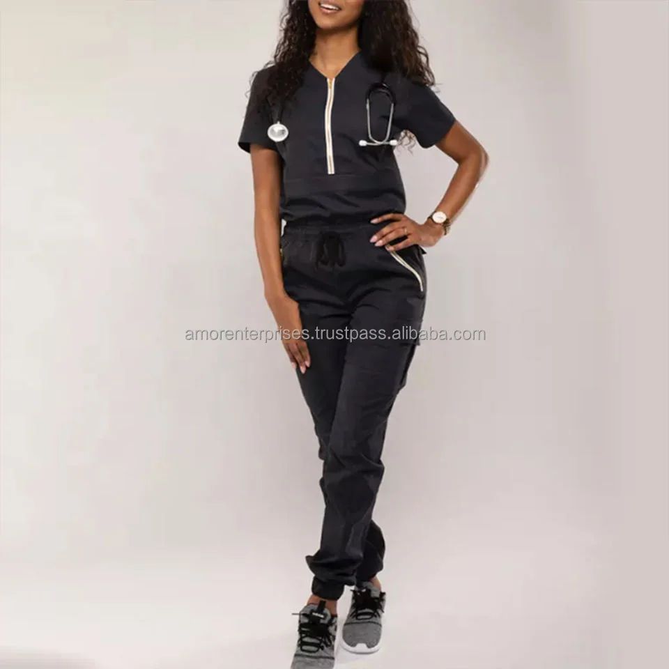 Top Quality Fashion Nursing Scrubs Uniform Set Scrubs Uniforms Sets Nurse Buy High Quality