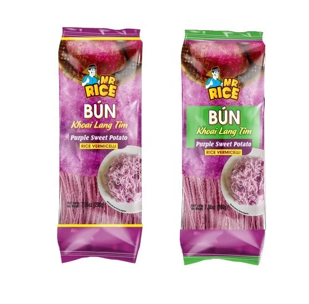 Премиум фиолетового сладкого картофеля вермишель риса-самый продаваемый вьетнамские нежирный non-жареный рис вермишель _ Duy Ань пищевых продуктов