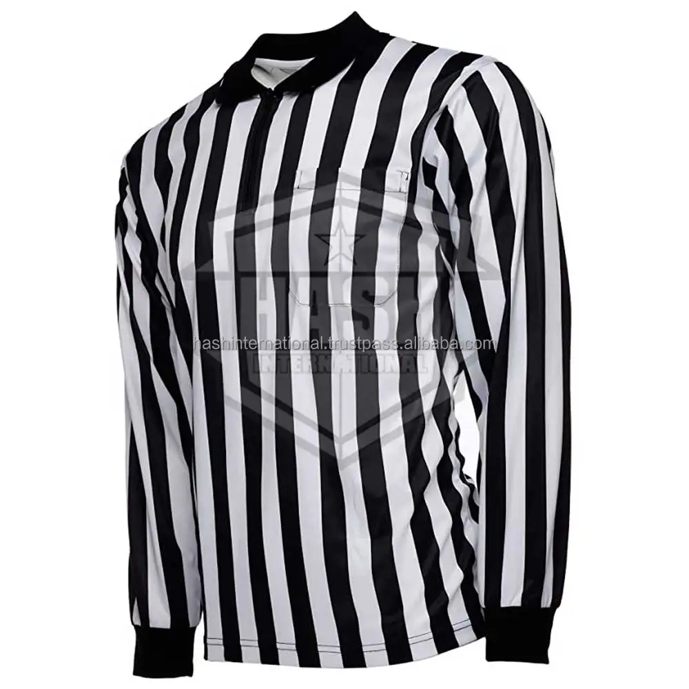 Custom Referee Polo Shirt Men's Basketball Soccer Referee Jersey 100