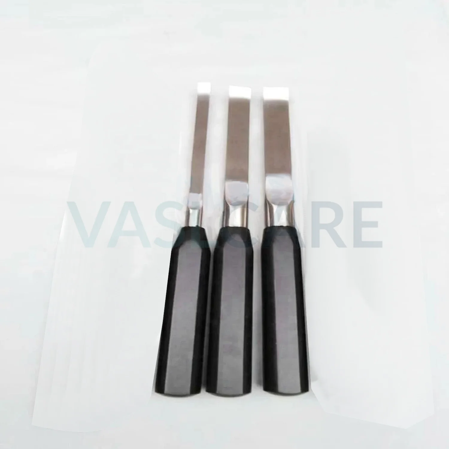 Orthopedic Spoon & Chesil Set of 7 Peaces Black Handle Osteotome Orthopedic Tool Bone Spoon and Chisel by Vaslcare