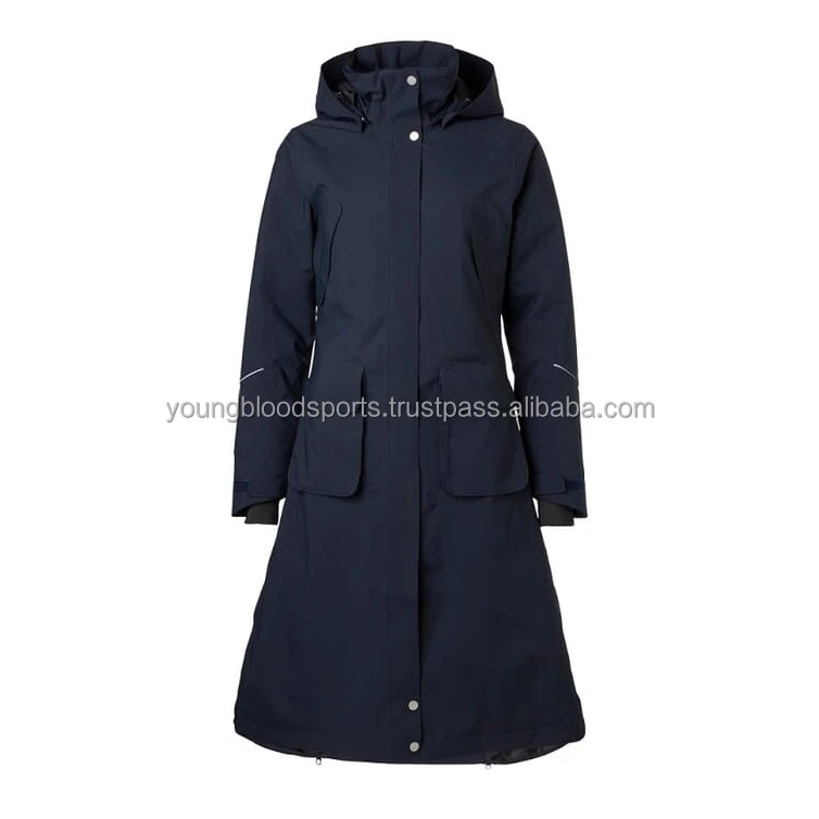 Women's Equestrian Water Proof Long Jacket Women Horse Riding Winter