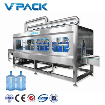 20L big bottle bucket mineral pure spring drinking water rotary filling machine 5 gallon water filling machine