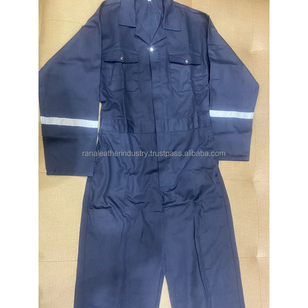 Premium Quality Customized Cotton Safety Coverall 70 Cotton 30