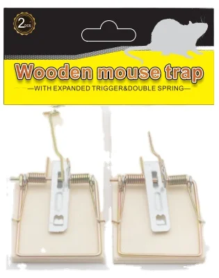 Top Grade Wooden Mouse Rat Snap Trap Non-Toxic Easy Set for Indoor Outdoor Pest Control for Everyday Household Use for Kitchen
