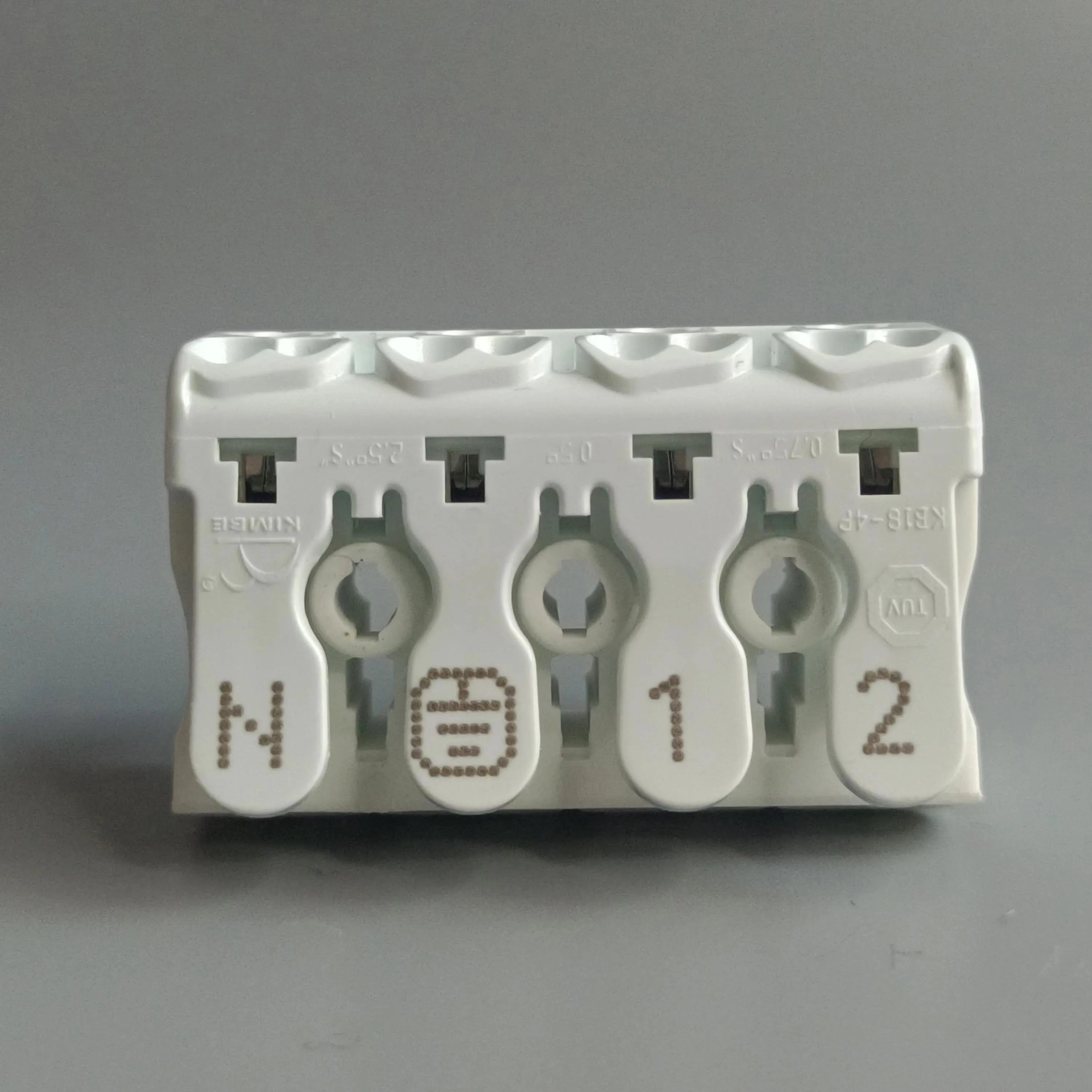 Пружинная Клеммная колодка 4P, электрические разъемы для многопроводного электрического кабеля, зажим, Бесплатный винтовой штекер