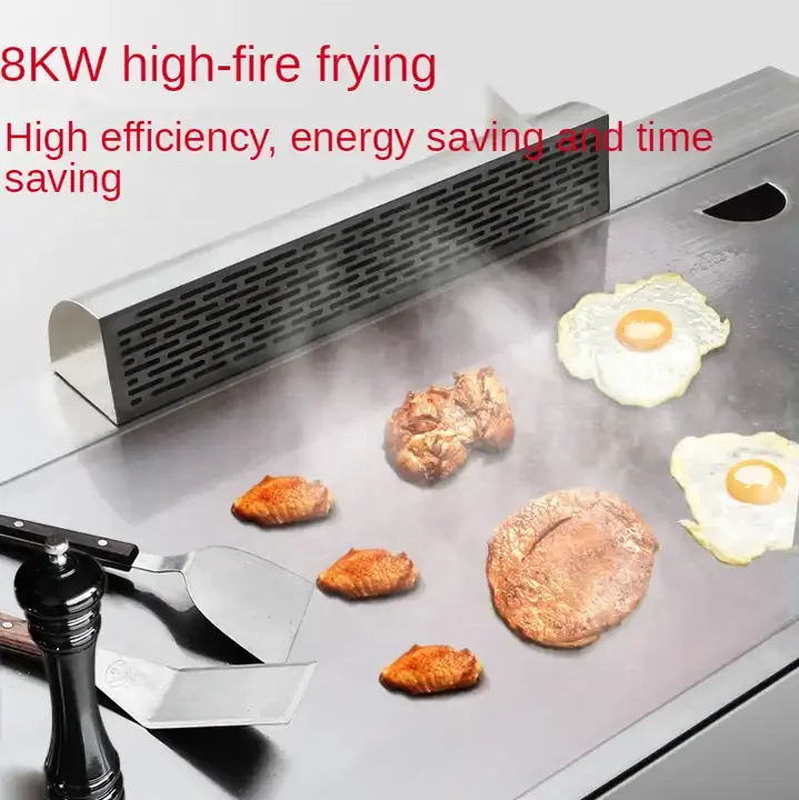 Customize Commercial Stainless Steel Japanese Flat Top Griddle