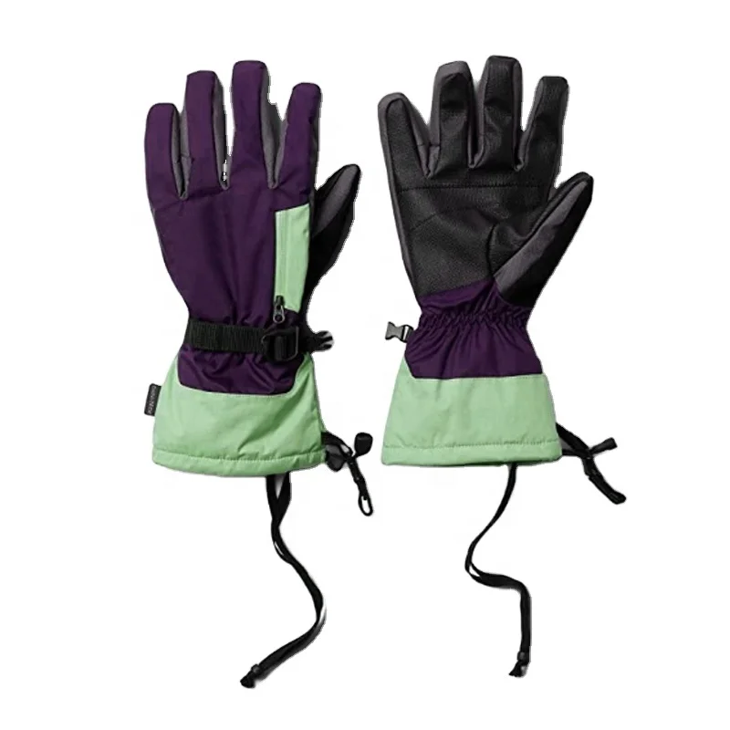 OEM Ski Gloves Outdoor Snow Racing Custom Waterproof Windproof Winter Snowboard for Men Women and Kids