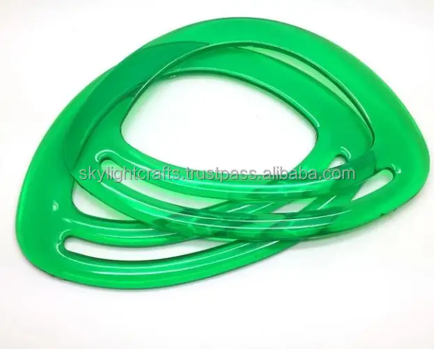 Plastic Bag Handles Parts Resin Acrylic Handmade Buckle / Bag