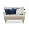 Navy blue and cream Color