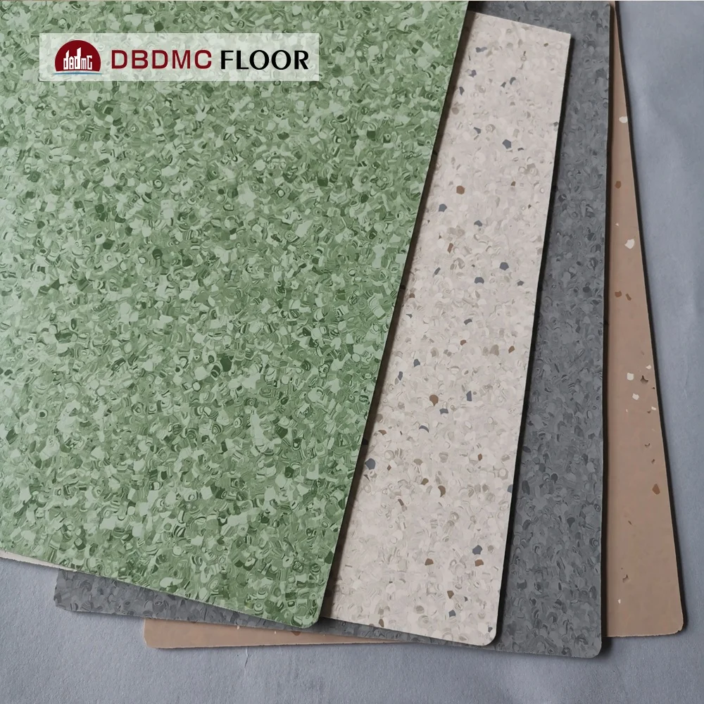 Factory in China Non-Slip PVC Sheets Linoleum Roll Flooring Waterproof Indoor Vinyl Roll for Hospitals 7mm & 8mm Thickness