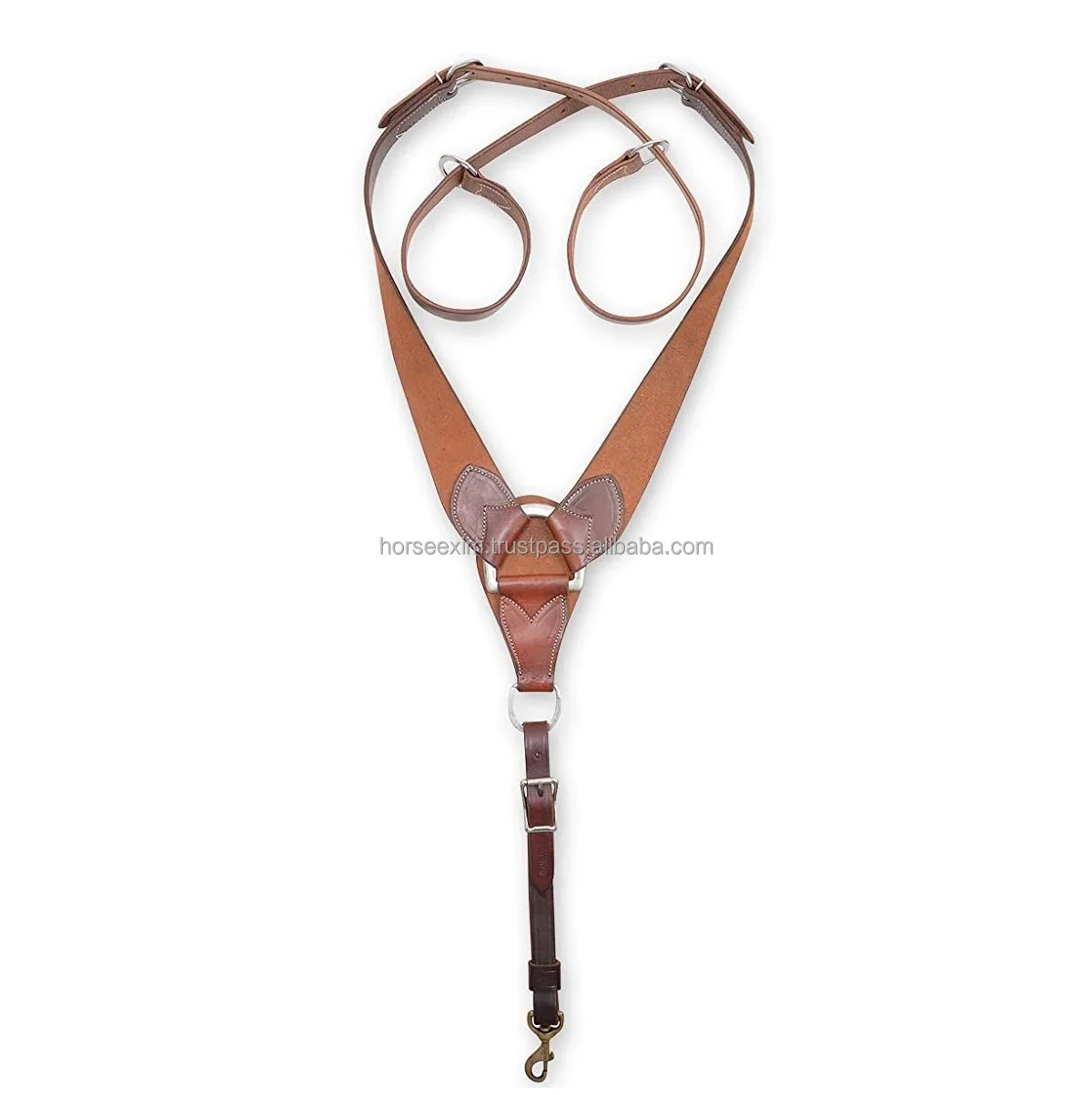Horse Breastplate Indian Leather Heavy Duty All Purpose Western Horse