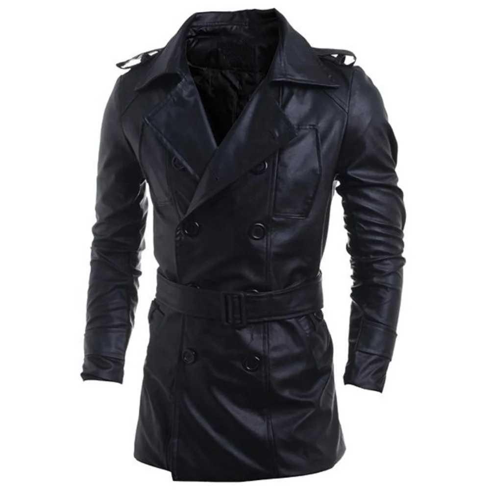 Shop Our 2022 Spring/summer Leather Long Coats for Men