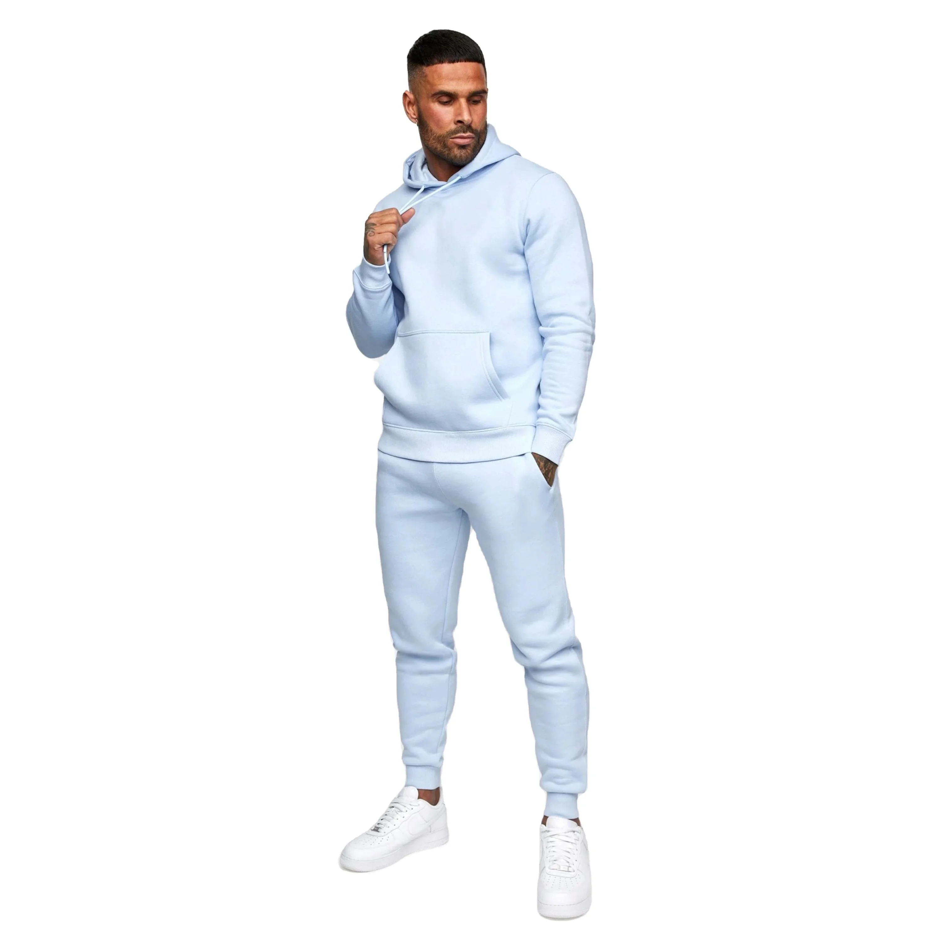 plain blue tracksuit