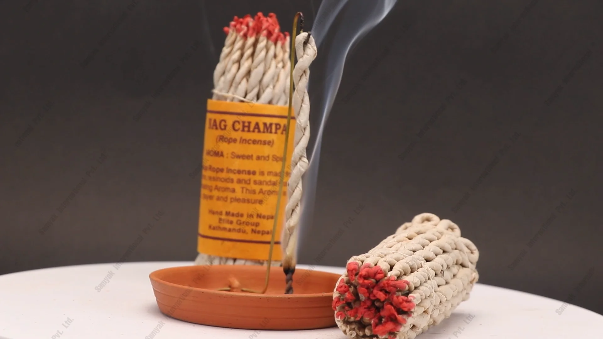Handmade Nepali/tibetan Nag Champa Rope Incense Bundle Used Religious