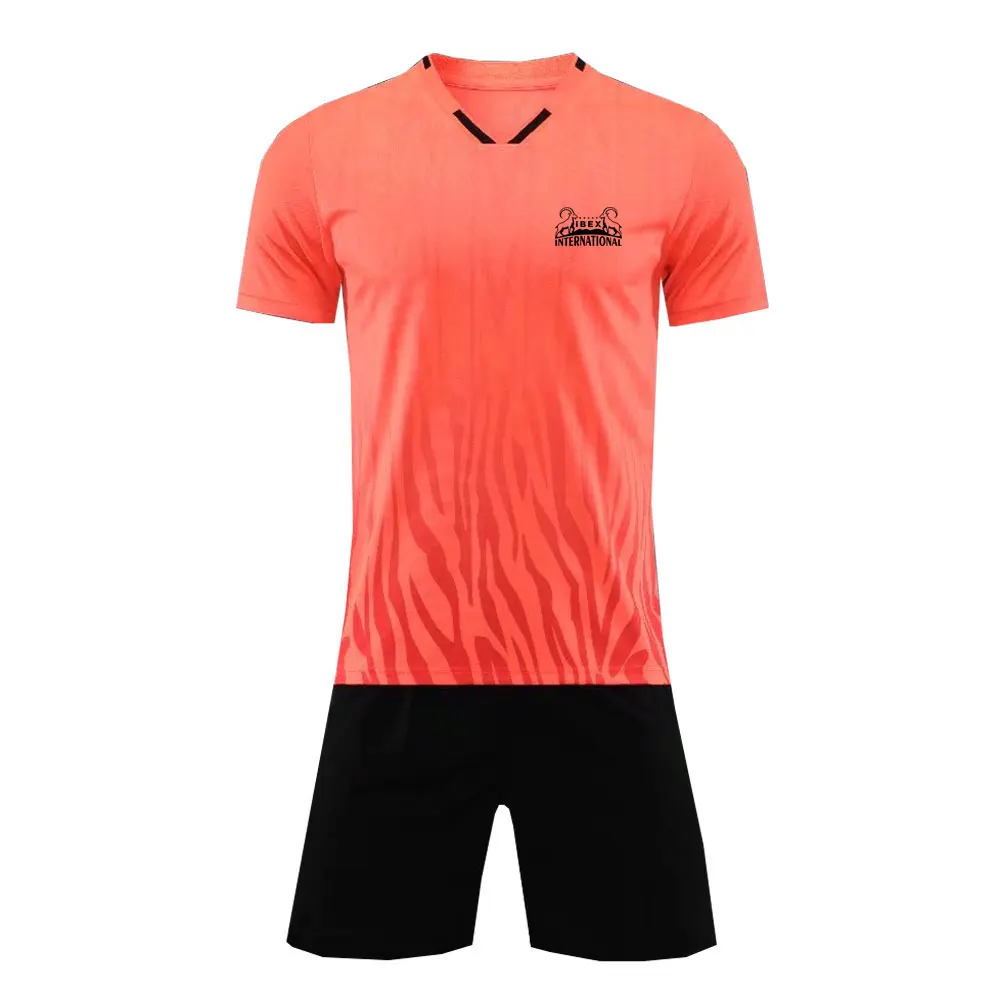 Wholesale Polyester Soccer Uniform Set Custom Sizes & Colors Available Breathable Personalized Logos & Numbers for Clubs Schools