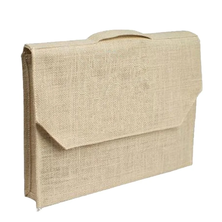 Jute best sale folder bags