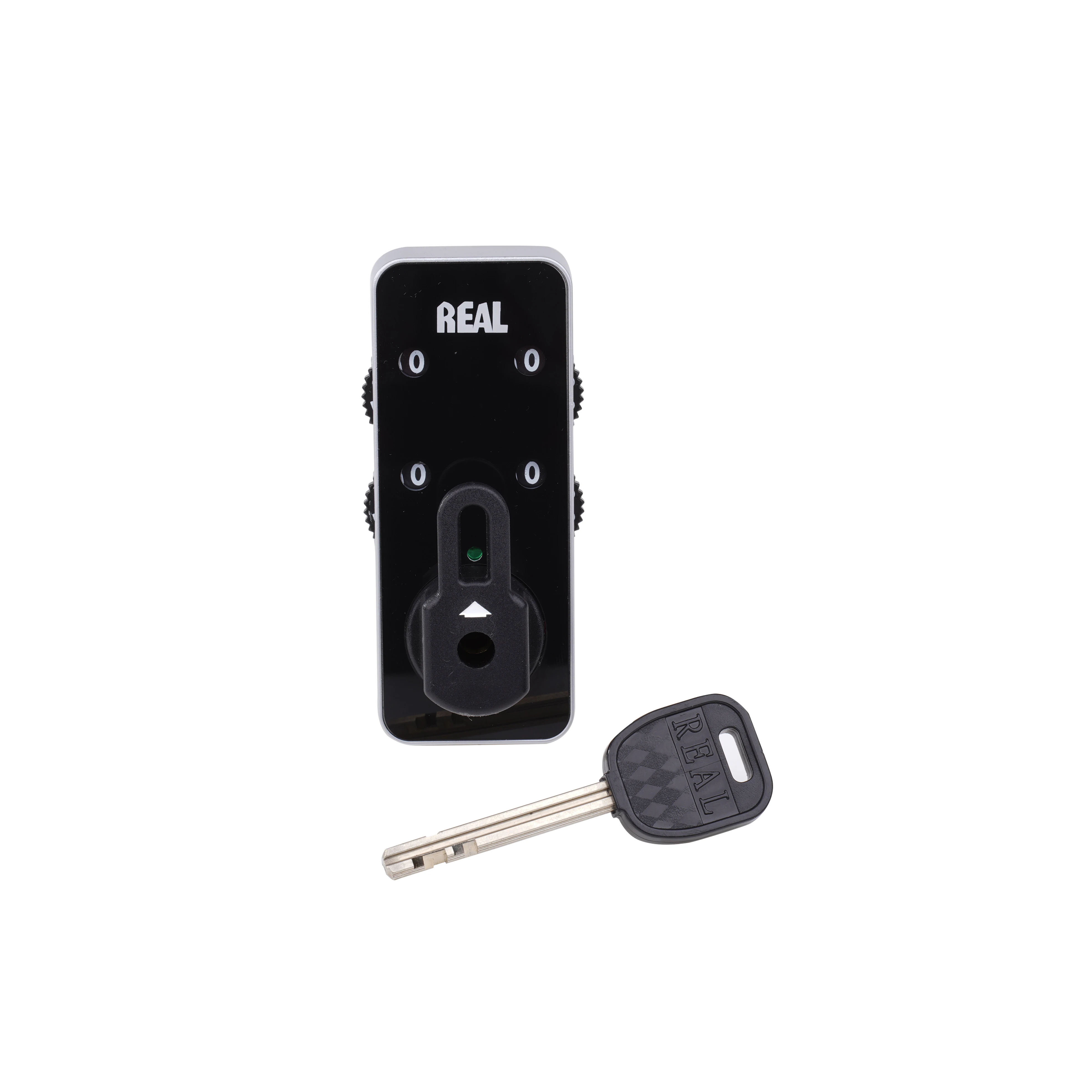 REAL RL-9046-B 4-Digit Lock for Cabinets, Locker / Keyless Combination Lock for Gym, School, Fitness, Spa, Hotel, Shopping Mall