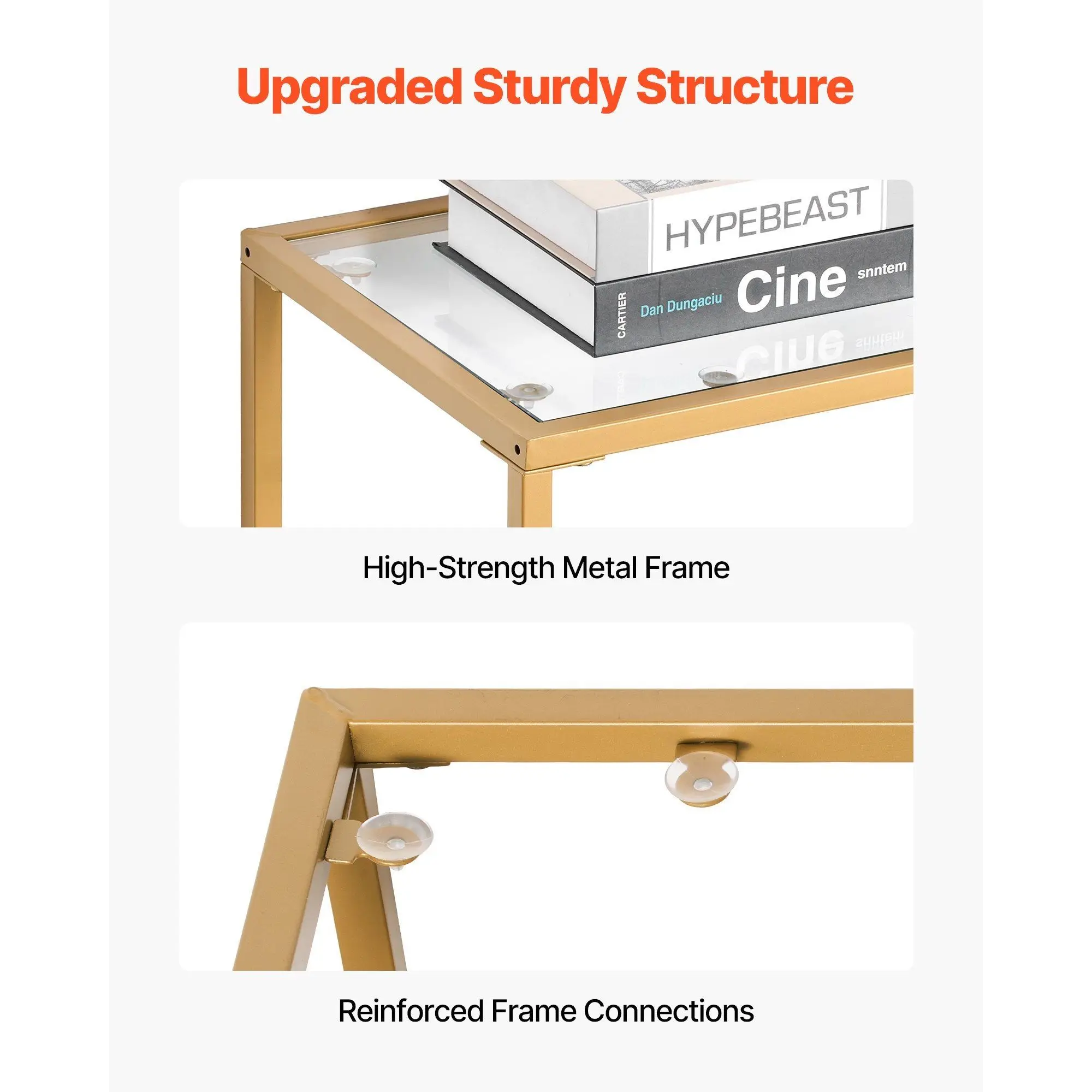 Elvarenae Aurelia Glass Console Table — product detail