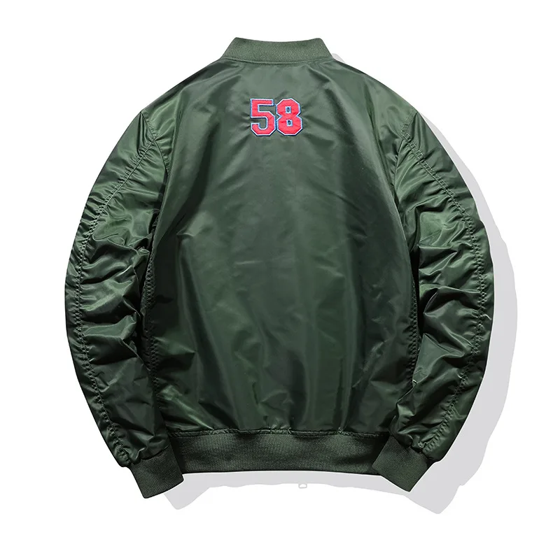 Fashionable hot sale high quality winter embroidered custom mens bomber jacket_voghion.com