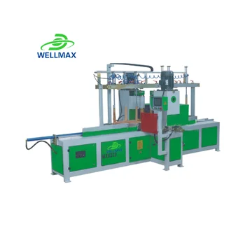 WELLMAX auto double-side copy milling machine for furniture with four cutter woodworking copy shaper machine