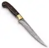 Latón Dorado Pulido, Madera Marrón Oscuro Intenso