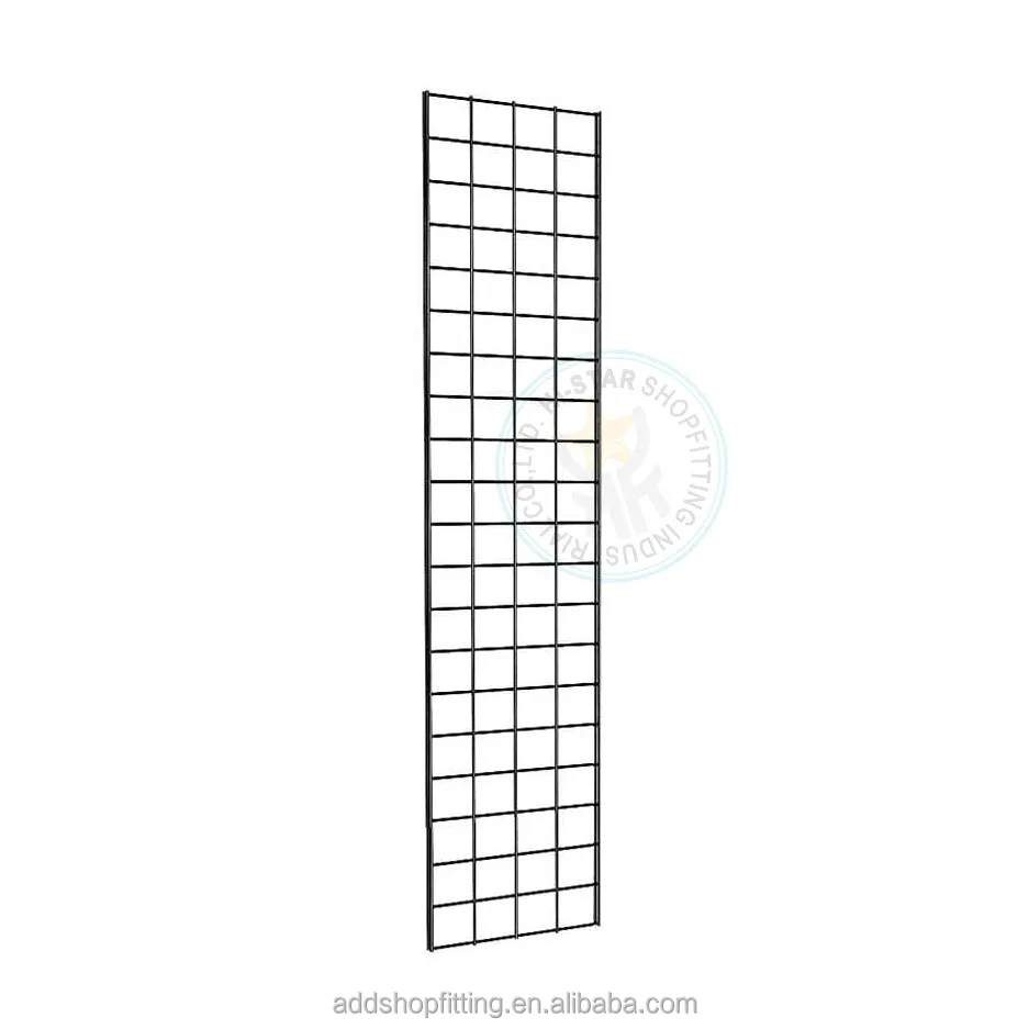 Black Wire Mesh Panel Grid Wall Display Racks Buy Retail Wire Mesh