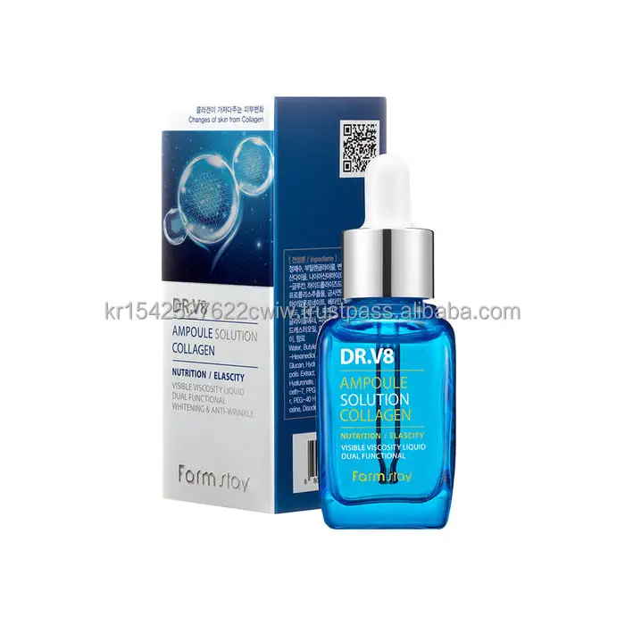 Farmstay Dr-v8 Ampoule Solution Collagen 30m - Buy Say Goodbye To Dry ...