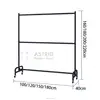 1 pc black rack + 90 pcs black hangers