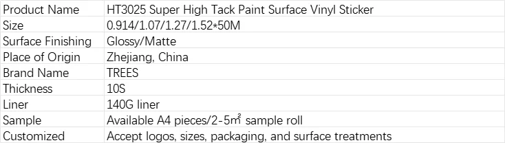 Specifications