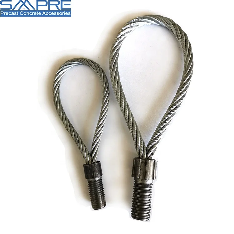 Высококачественная оцинкованная стальная проволока с резьбовой подъемной петлей кованой головкой