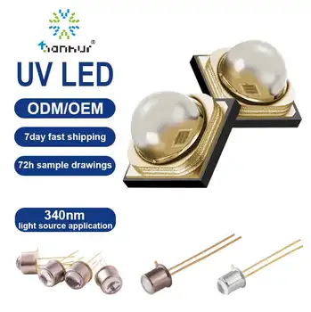 thumbnail image 2 of SMW 1000pcs 5mm UV LED Lamp - Ultra Violet 2000mcd, Purple Light (2000mcd) 2 of 2