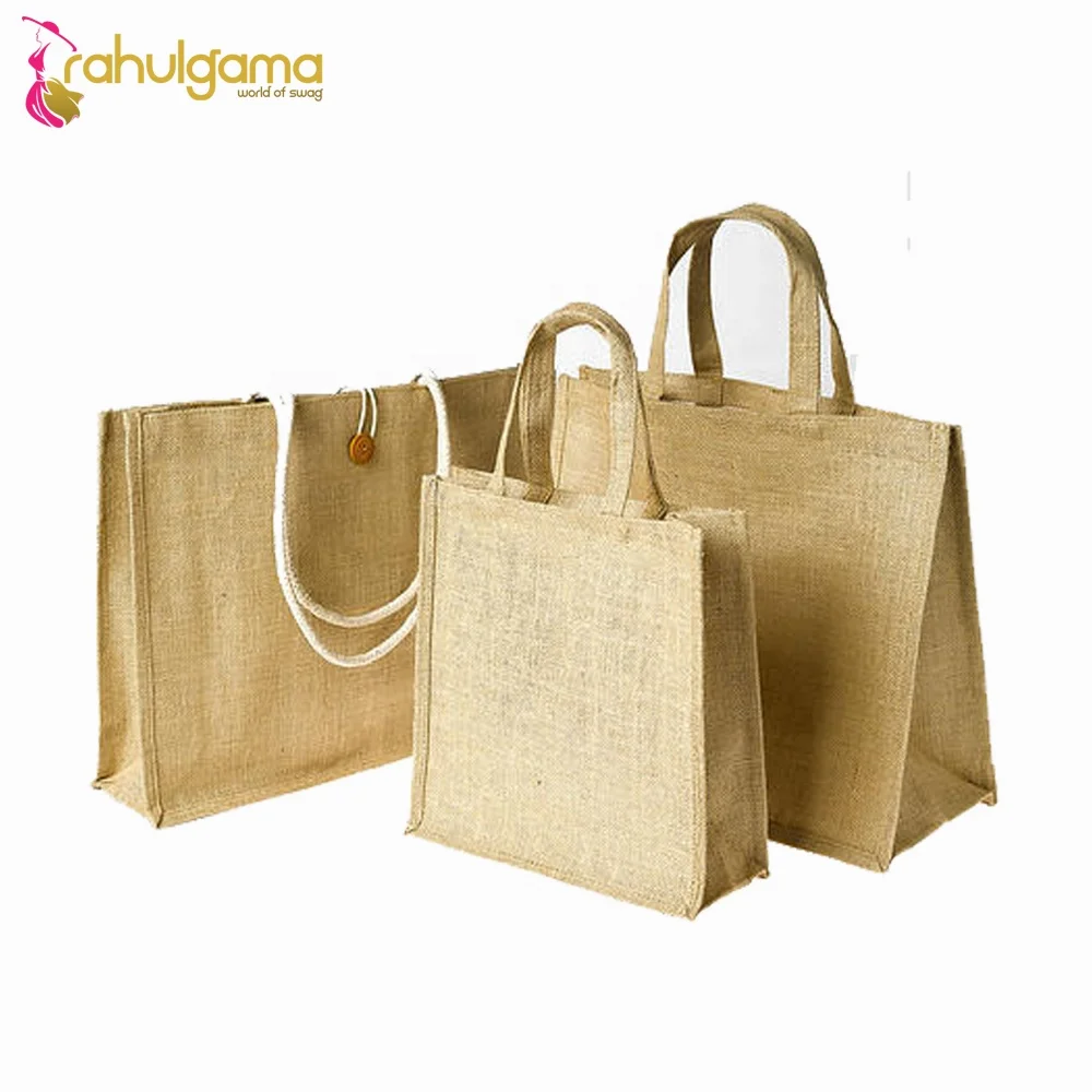 Jute Tote Bags With Leather Handles Wholesale Buy Tote Bag Women's