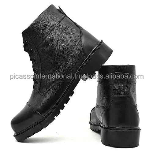 Good Quality Hot Selling Elegant Design Custom Logo OEM High Quality Cow Hide Leather Boots for Men at Direct Factory Price