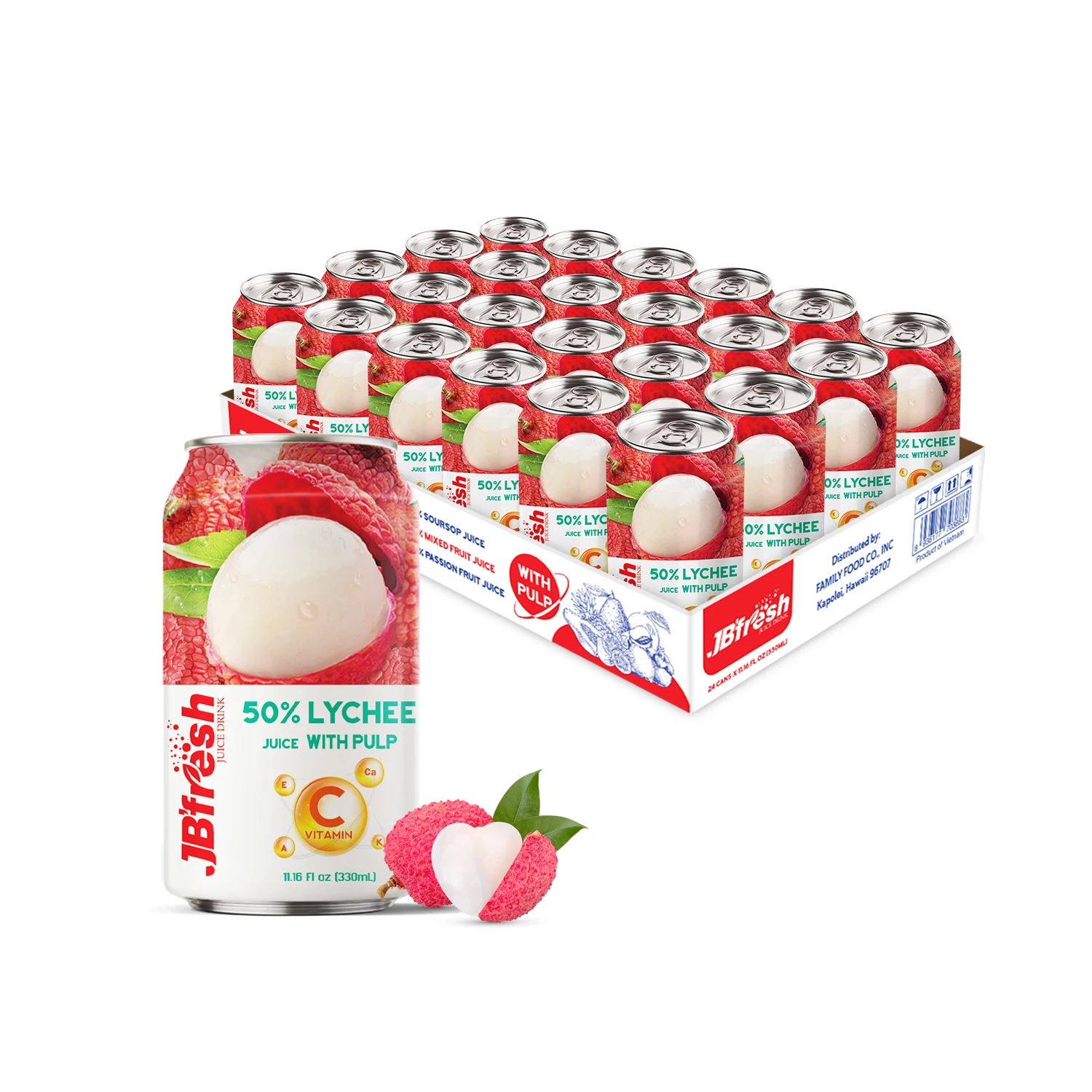 Vietnamese Soft Drinks Fresh and Cheap Price Wholesale Supplier Nawon Juice Drinks Tropical Flavor ISO HACCP HALAL Certified