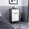 White / Smokey Oak Color
