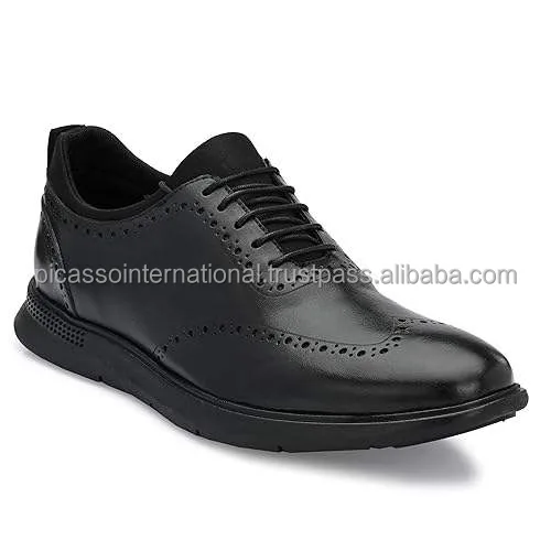 Huge Sale on Best Quality Hot Selling Casual Wear Oxford Trendy Office Business Full Grain Genuine Leather Shoes for Men