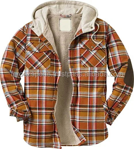100%cotton Flannel Hoodie Lining Hooded 