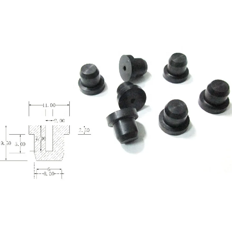 8mm Silicone Rubber Stopper Feet Hole Plugs Automotive Rubber Plugs