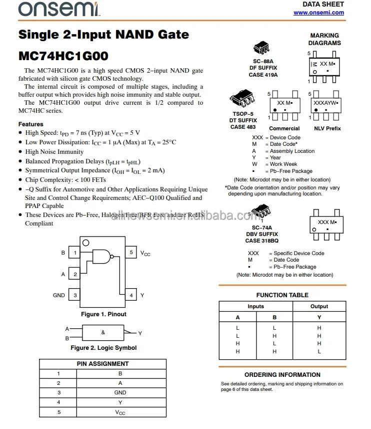 MC74HC1G00DFT1G