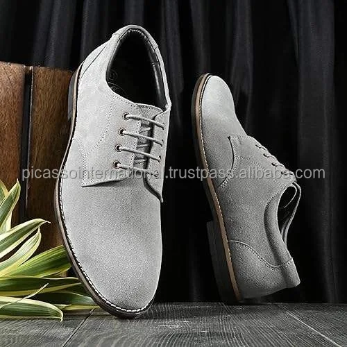 Outstanding Quality Casual Wear Oxford Trendy Office Business Party Wear 100% Swede Genuine Leather Shoes for Men