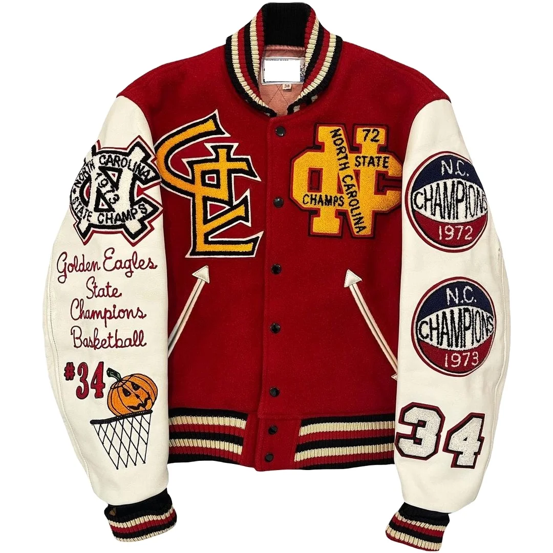 Wholesale Blank Varsity Jackets Custom Embroidered Chenille Letterman ...