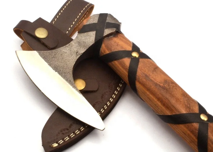 Ready stock Camping Multi Function Axe Survival Cleaver Hatchet Emergency Multi Tool Wrench with Axe For Outdoor