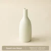 Jarrón redondo [Beige]